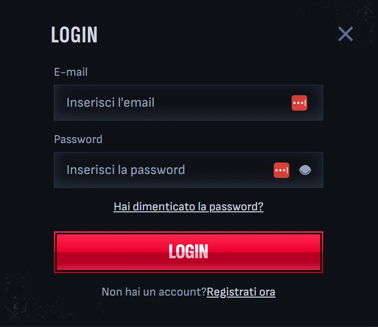 Login at Mafia Casino